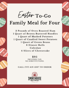 Easter To-Go Menu